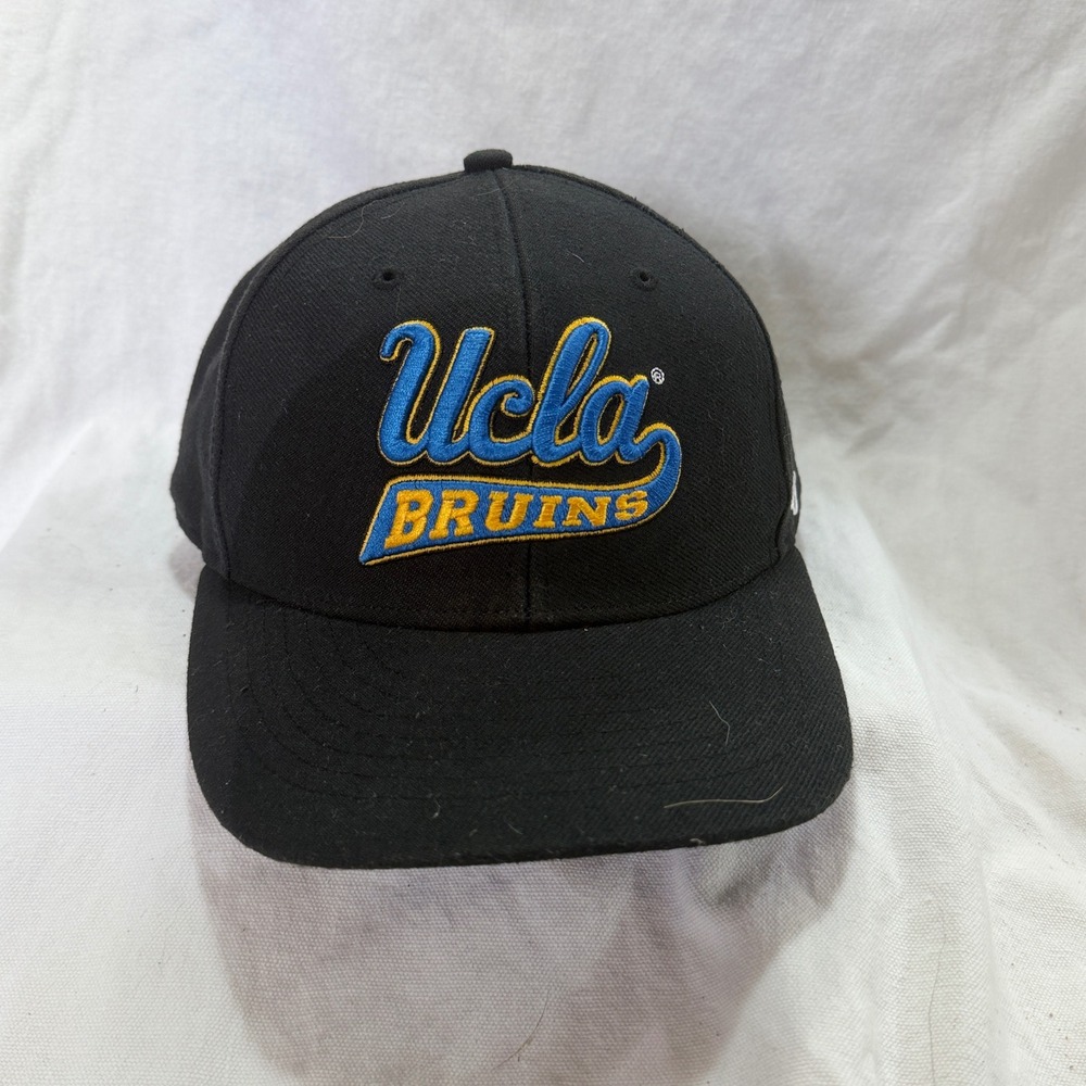 '47 Brand UCLA Bruins Hat Mens OSFM Black Excellent Embroidered Strapback Cap